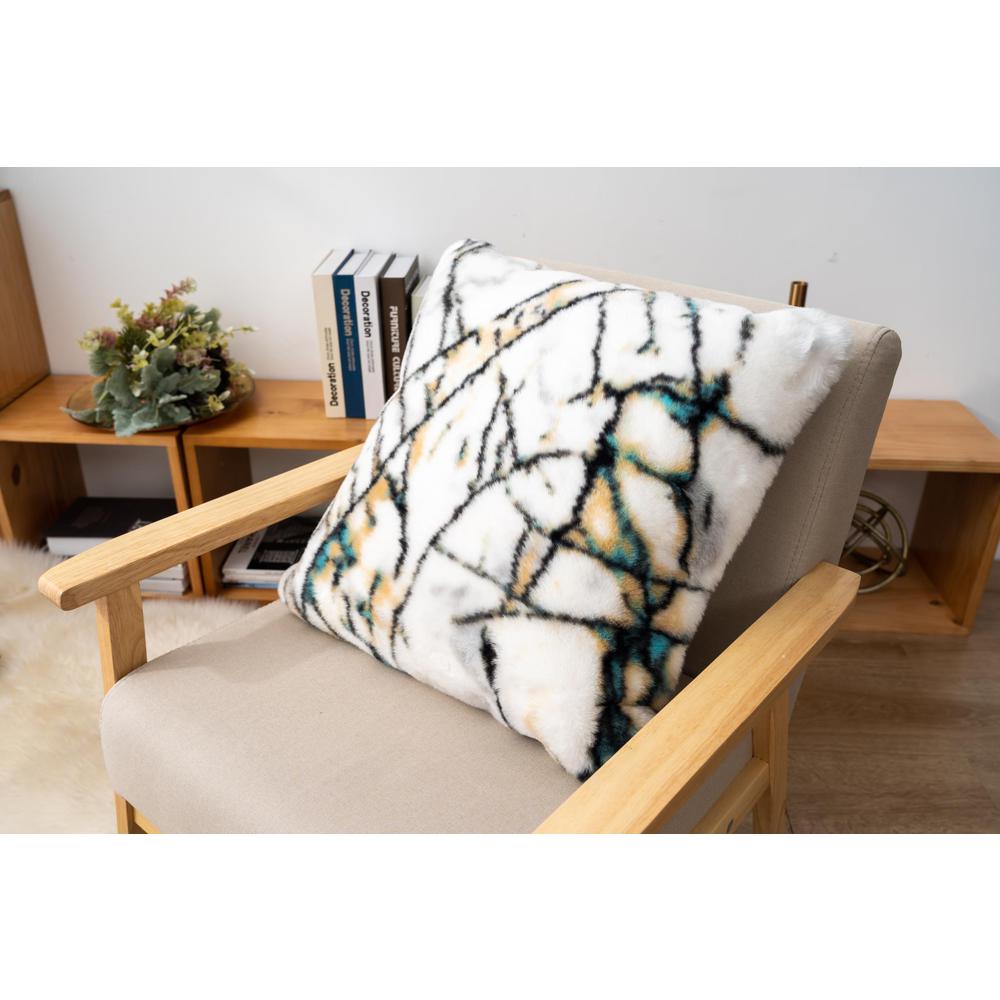 LUXURY  02  PILLOW MARBLE  20" X 20". Picture 3