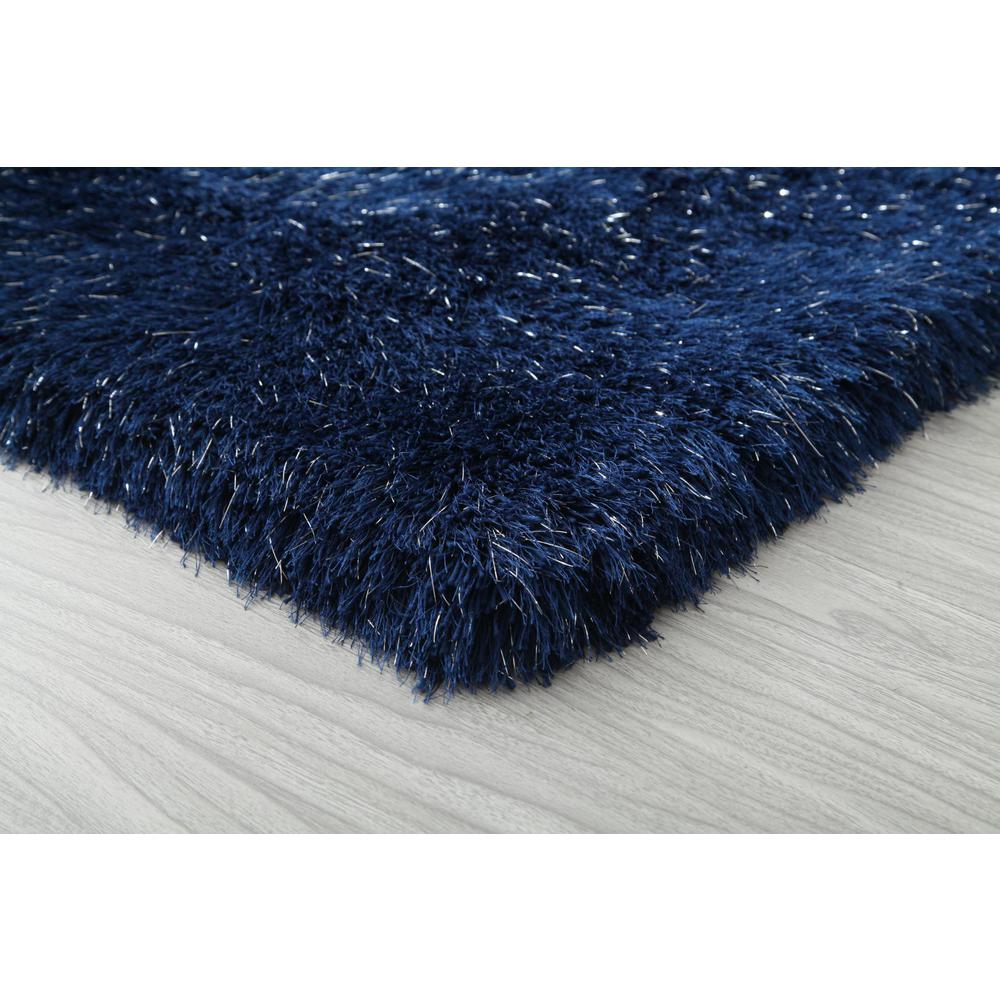 MANHATTTAN 03 NAVY BLUE   2'5 X 4' RECTANGLE. Picture 2