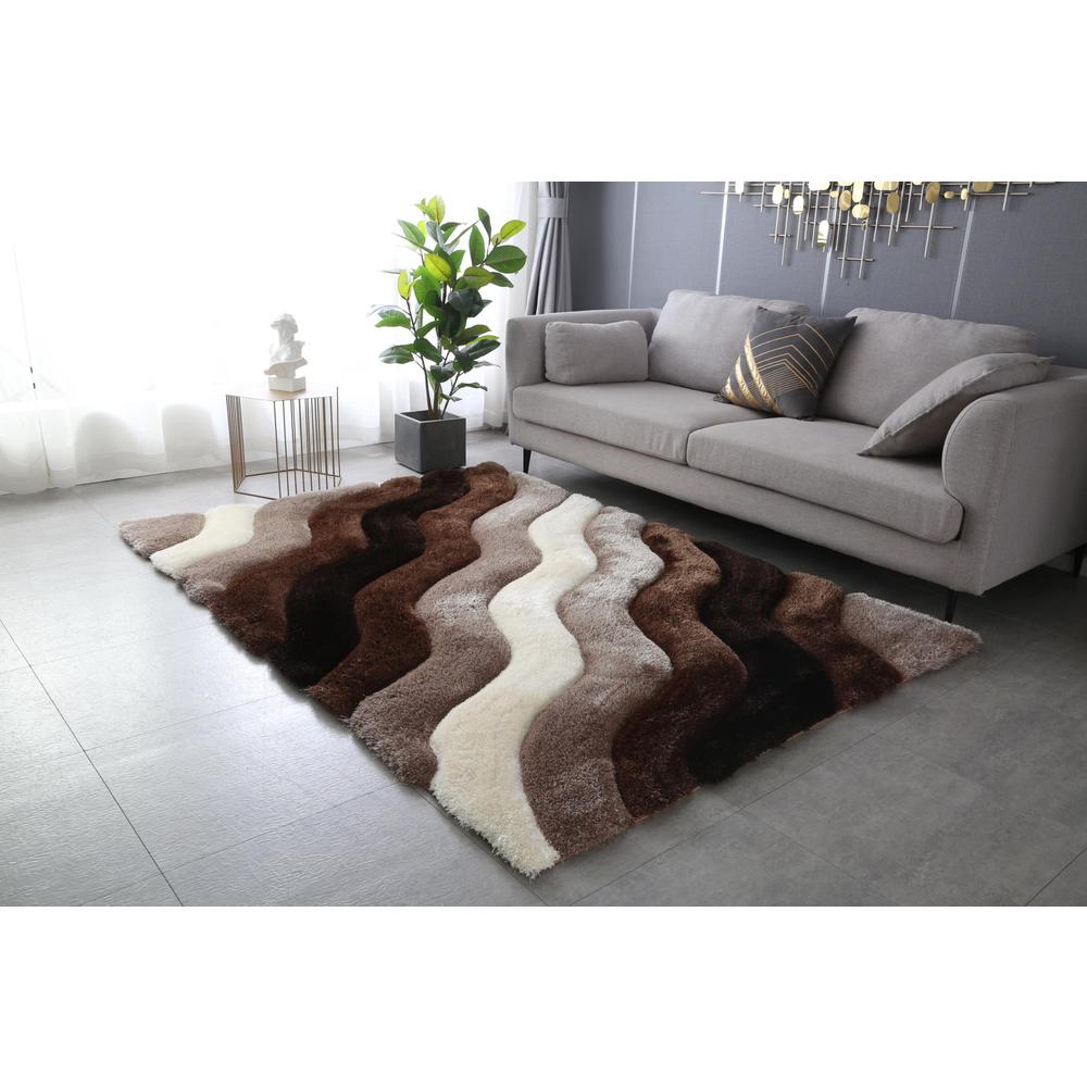 MATEOS SHAG  MS57   5'  X  7'. Picture 7