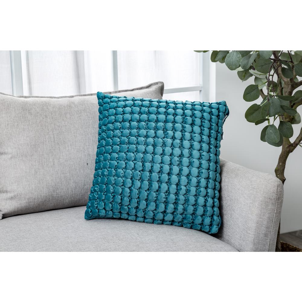 THALASA PILLOWS BLUE  PO21  18" X 18". Picture 3