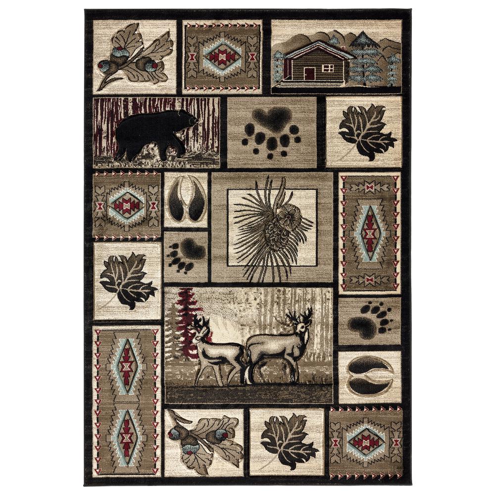 WILD LIFE COLLECTION WL05 2'1'' X 3'3''. Picture 1