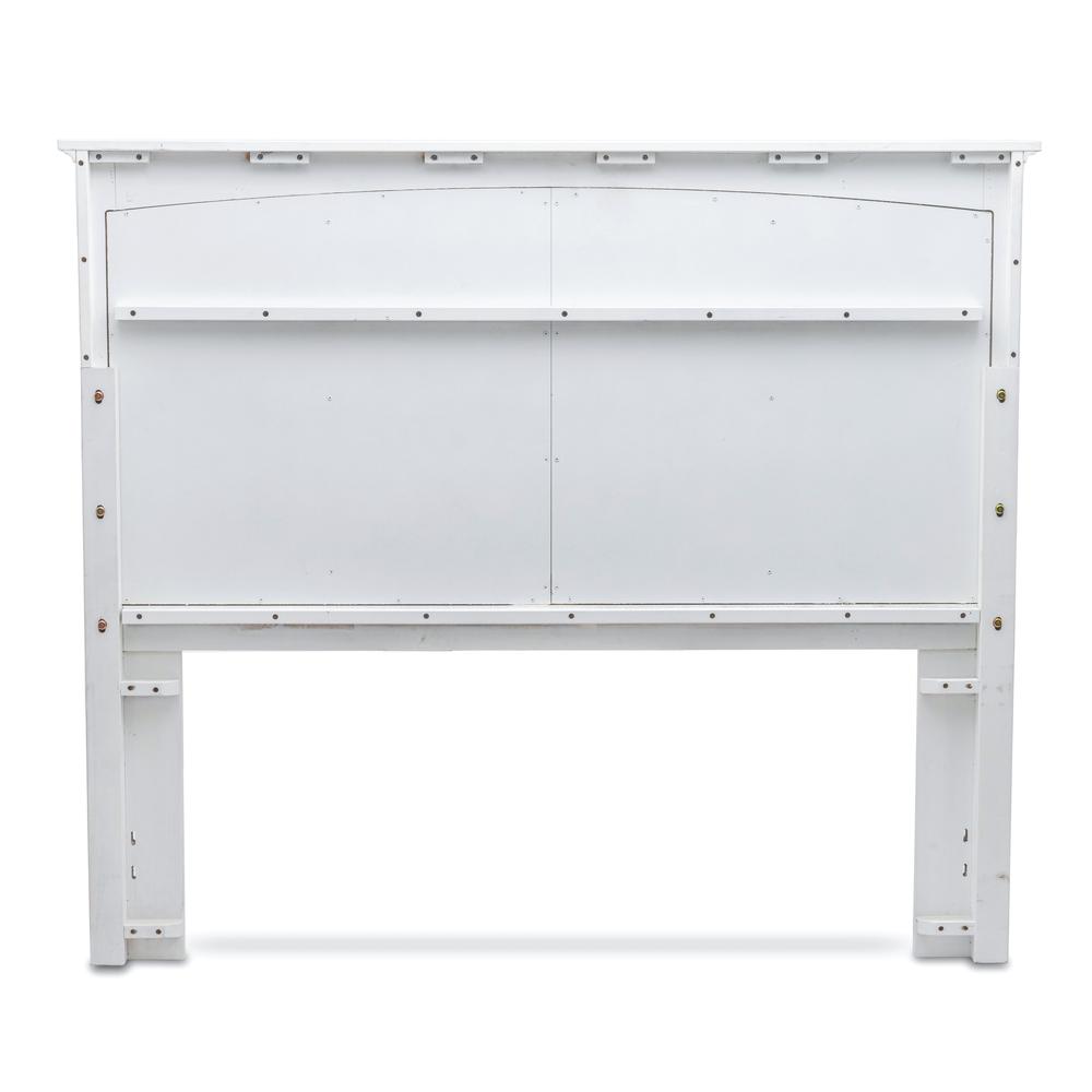 Surfside - Headboard - Queen - Weathered White Finish. Picture 4