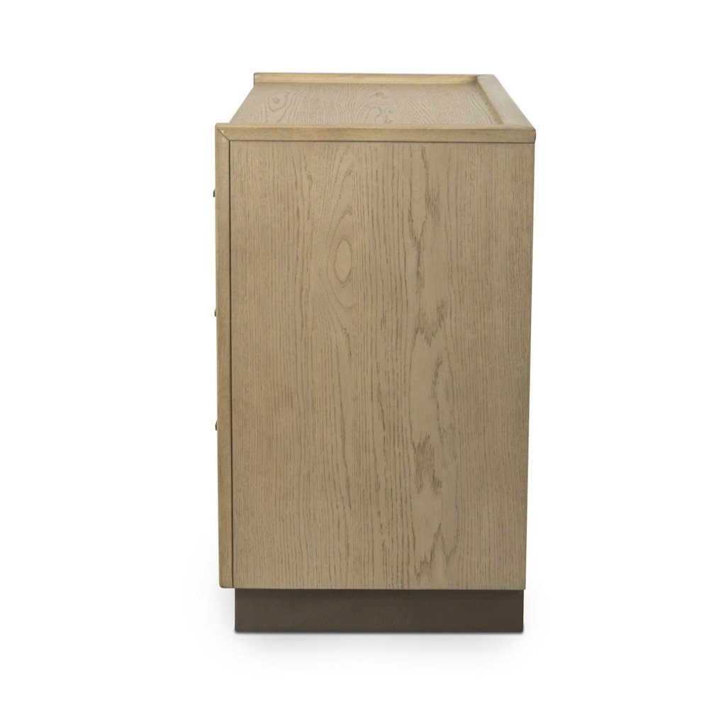 Rio Vista - Woven 3 Drawer Nightstand with Power Strip, USB-A and USB-C Port. Picture 4