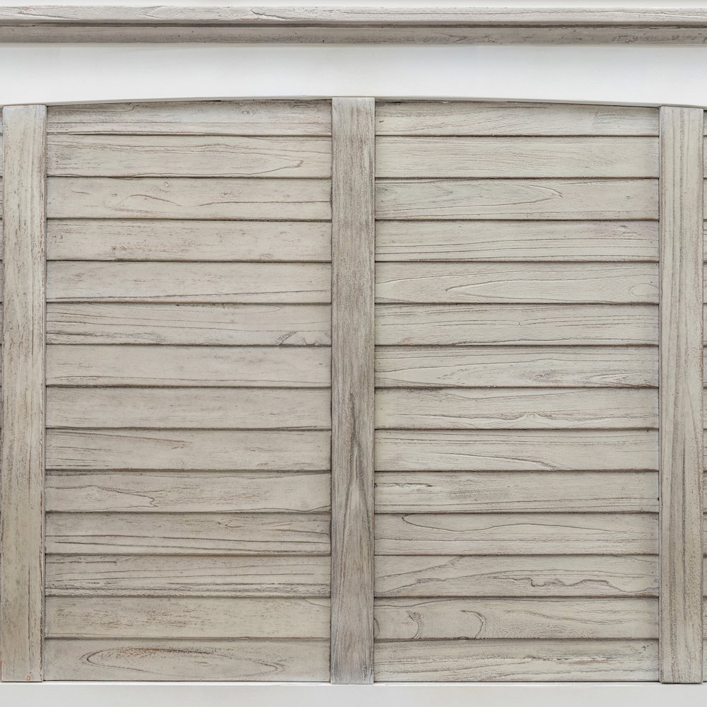 Islamorada - Headboard - Twin - Dapple Grey and Blanc Finish. Picture 2