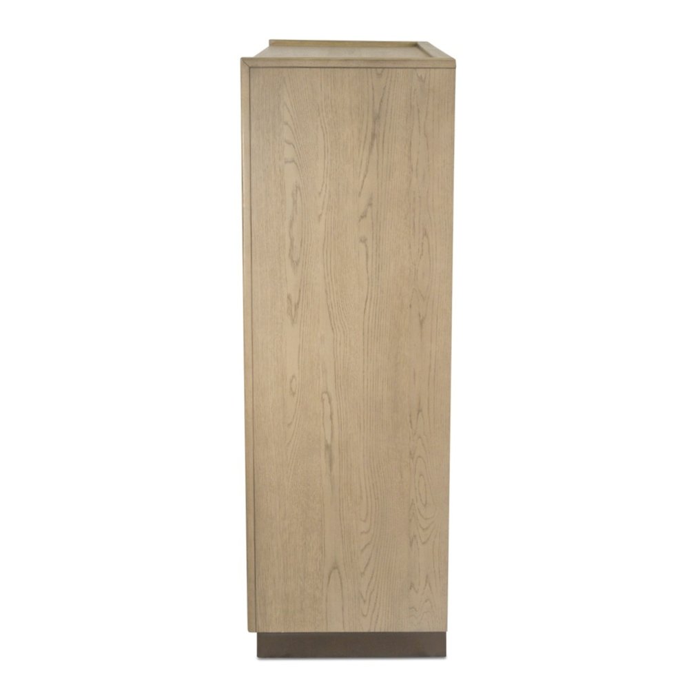 Rio Vista - Woven 5 Drawer Chest - Muted Earth Tones and Clay Finish. Picture 4