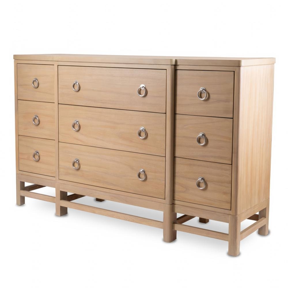 Monterey - 9 Drawer Dresser - Sandstone Finish. Picture 2