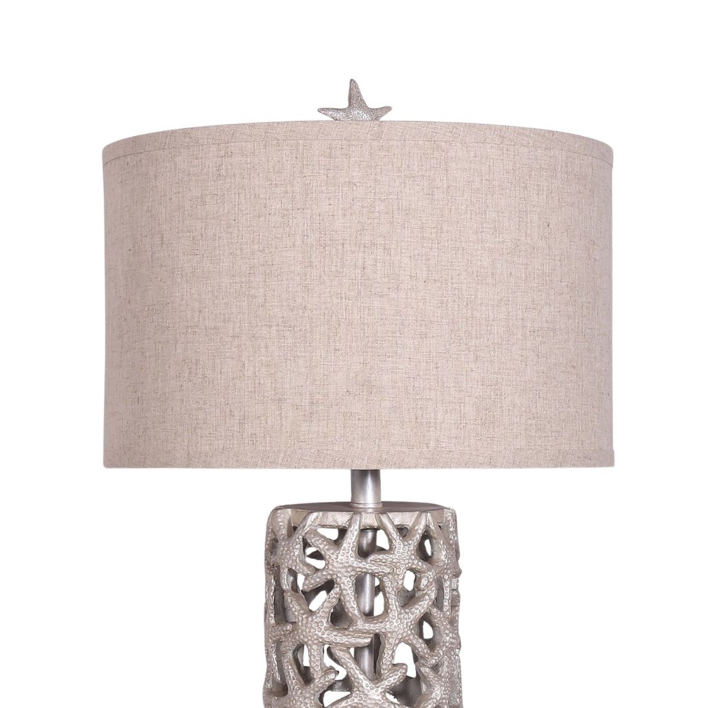 Darla - 30" Poly Star Table Lamp - Set of 2 - Beige Finish. Picture 2