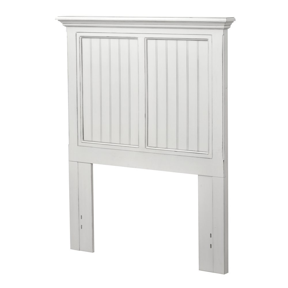 Monaco - Headboard - Twin - Blanc Finish. Picture 1