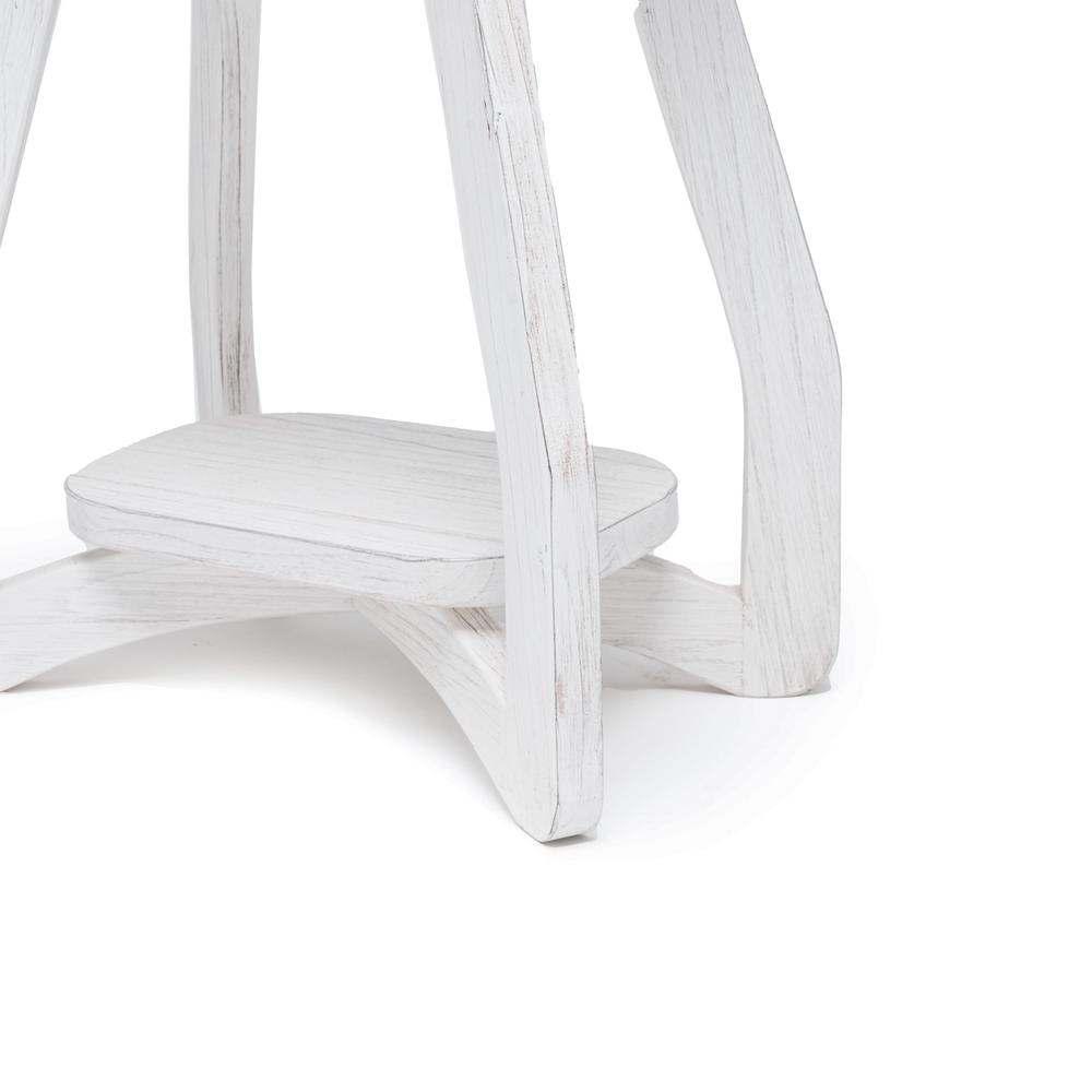 Surfside - Chairside Table - Weathered White Finish. Picture 6