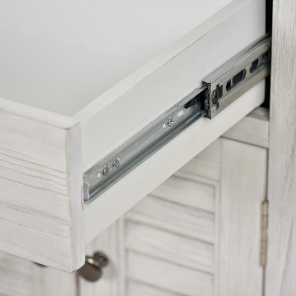 Surfside - 1 Drawer and 2 Door Nightstand with Power Strip and USB-A Port. Picture 2