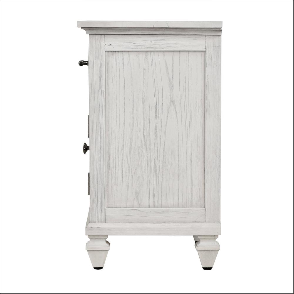 Surfside - 1 Drawer and 2 Door Nightstand with Power Strip and USB-A Port. Picture 9