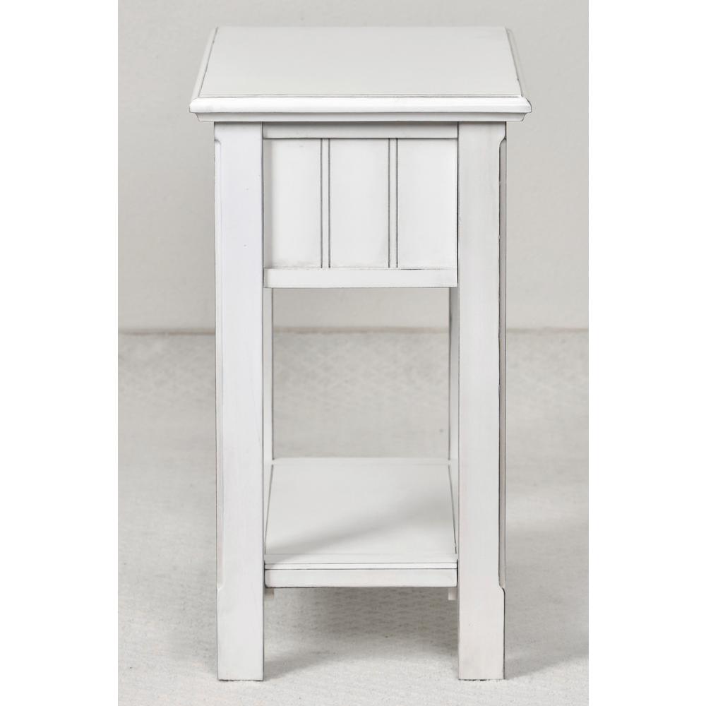 Monaco - Chairside Table - Blanc Finish. Picture 4