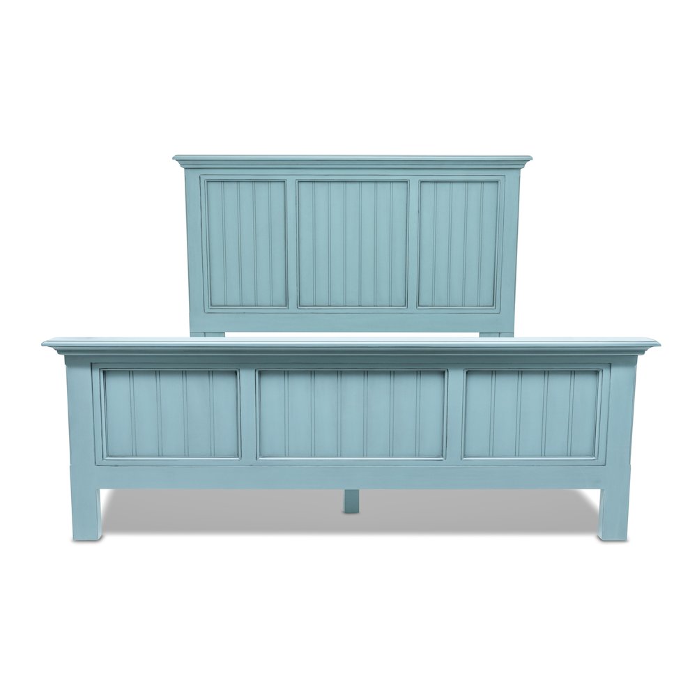 Monaco - Bed - Queen - Bleu Finish. Picture 2