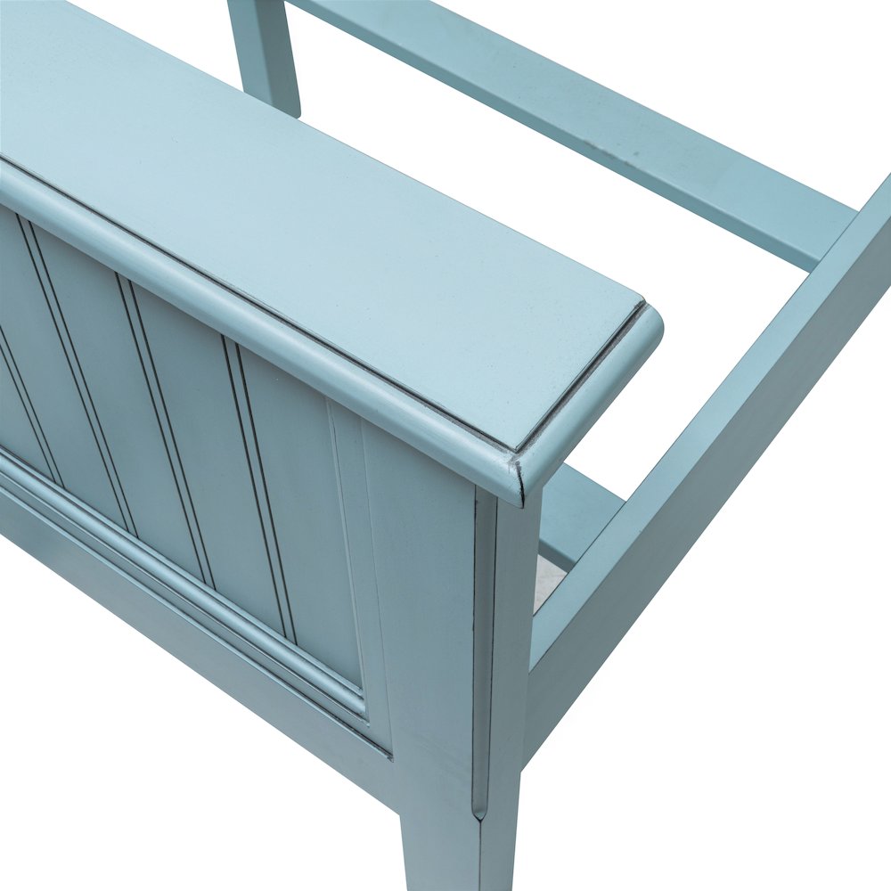 Monaco - Bed - Queen - Bleu Finish. Picture 3