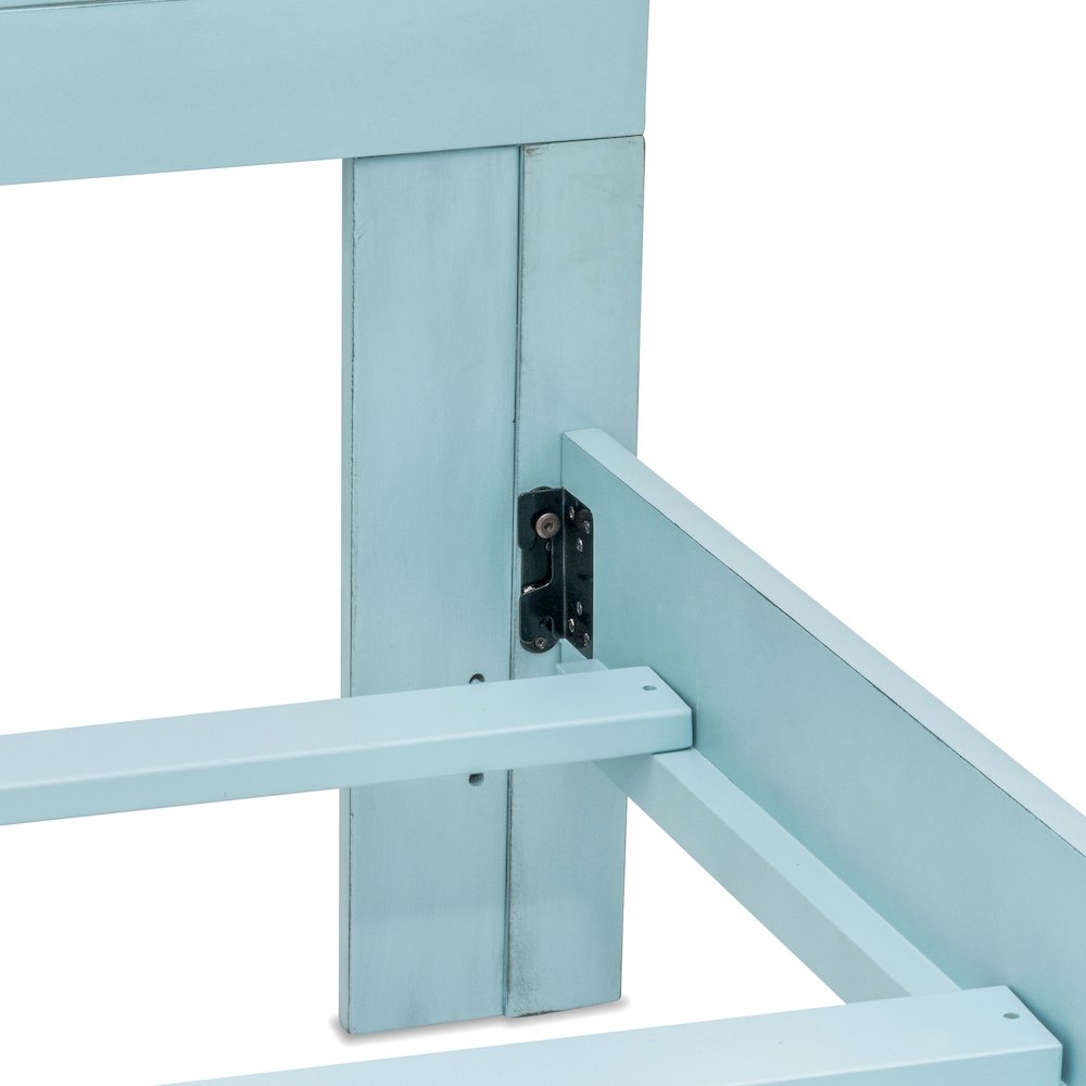 Monaco - Bed - Queen - Bleu Finish. Picture 4