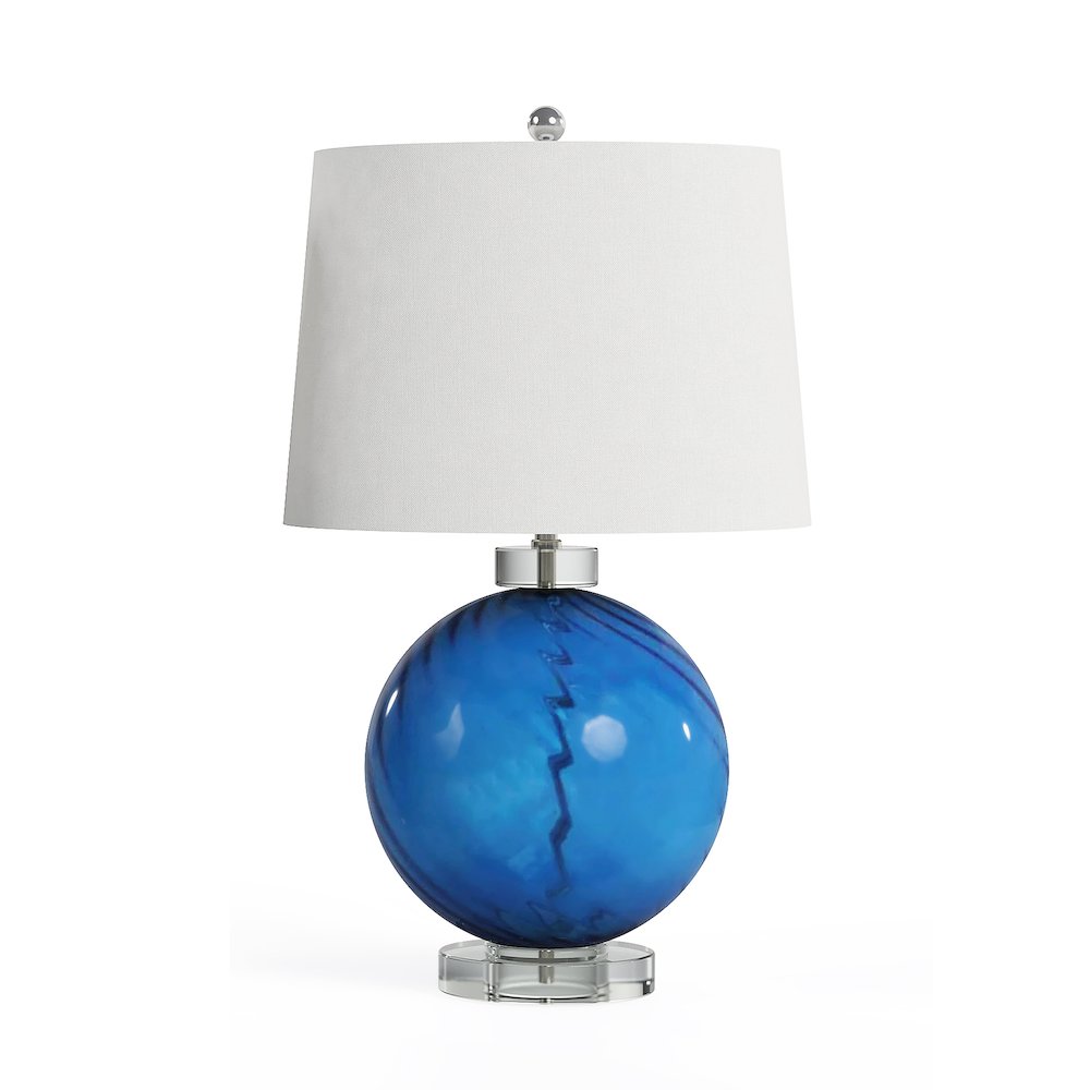 Clarity, 28" Cobalt Blue Glass Table Lamp (1/Box). Picture 4