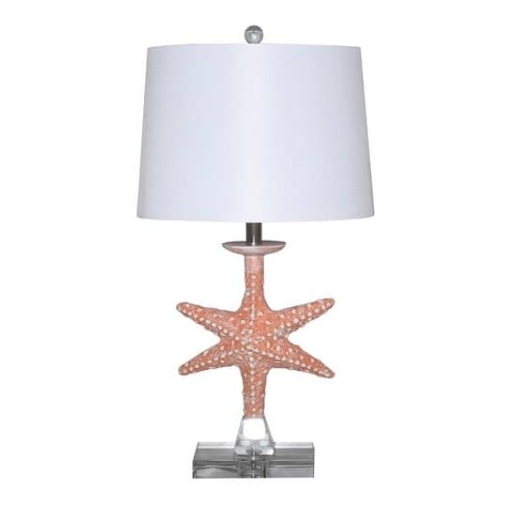 Patrick - 28" Starfish with Crystal Base - Set of 2 - Natural Finish. Picture 2