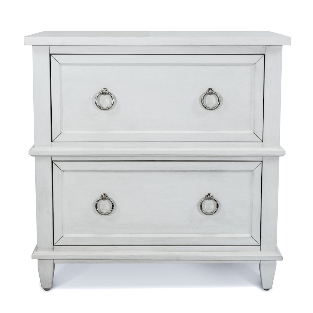 Point Breeze - 2 Drawer Nightstand with Power Strip, USB-A and USB-C Port. Picture 2