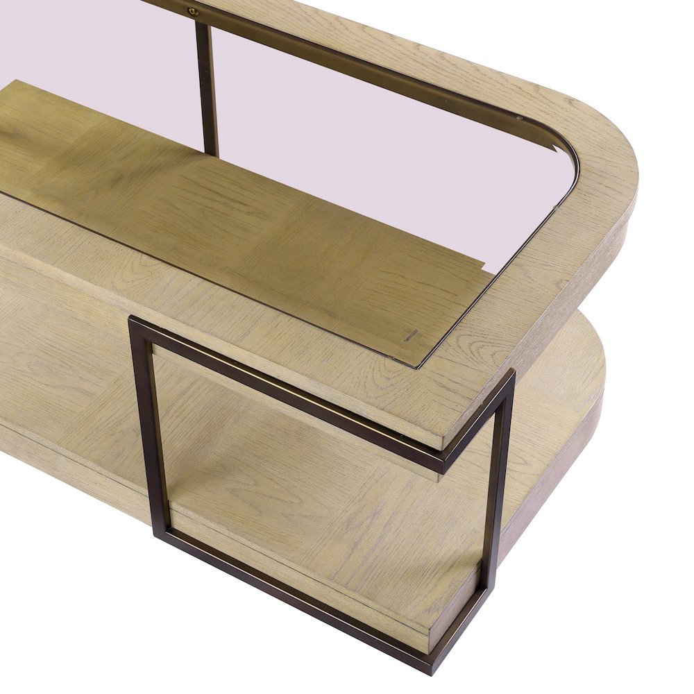 Rio Vista - Coffee Table - Muted Earth Tones and Clay Finish. Picture 4