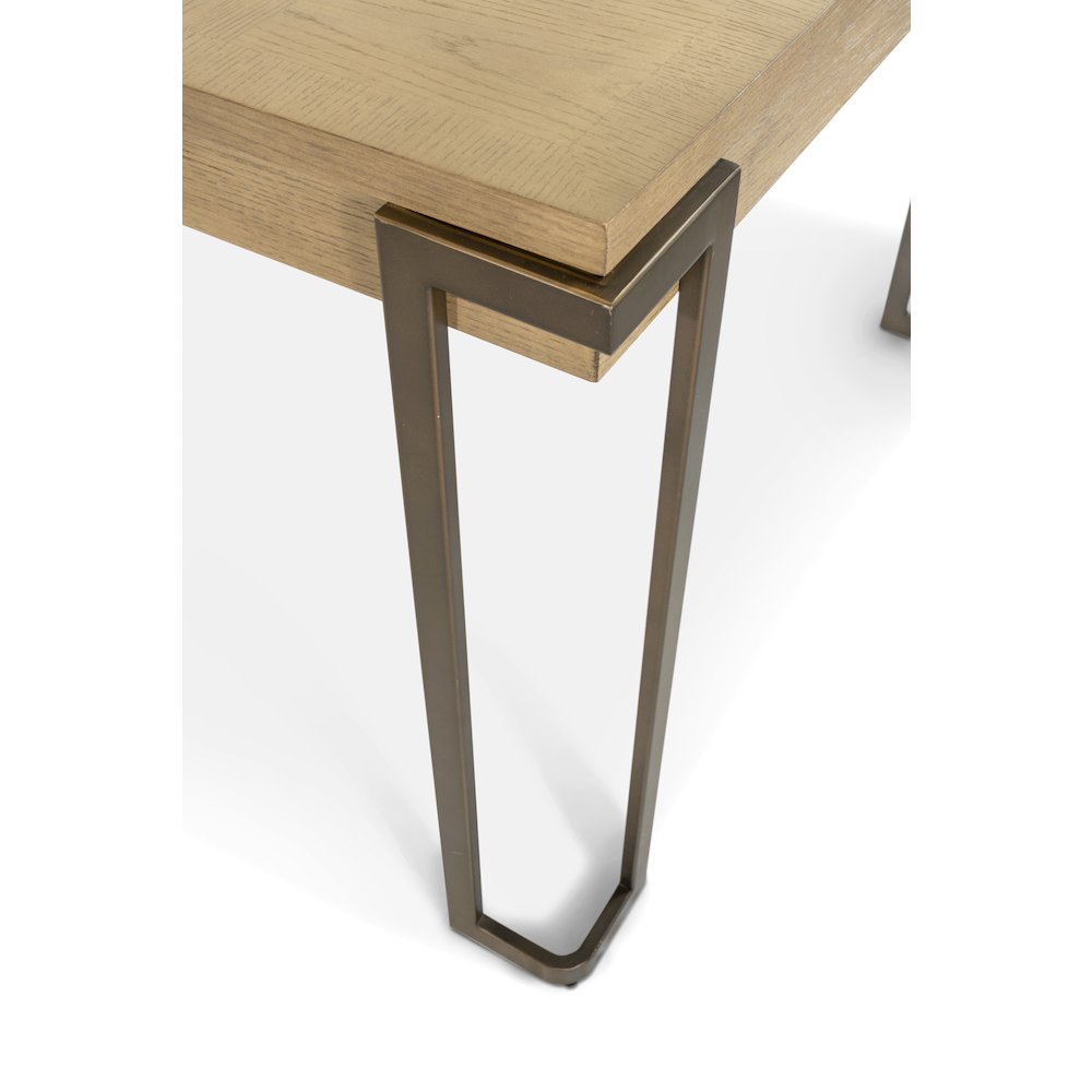 Rio Vista - 68" Rectangular Extendable Dining Table with 18" Self Storing Leaf. Picture 11