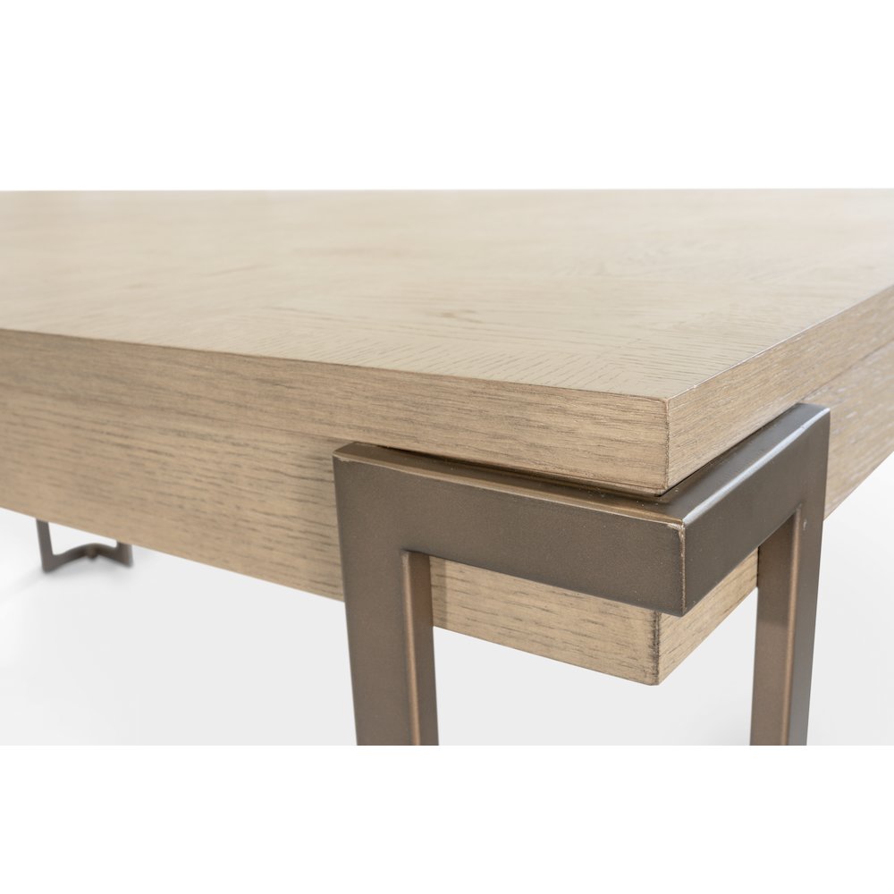 Rio Vista - 68" Rectangular Extendable Dining Table with 18" Self Storing Leaf. Picture 10