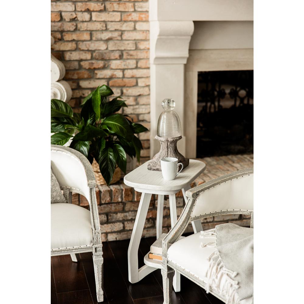 Surfside - Chairside Table - Weathered White Finish. Picture 8