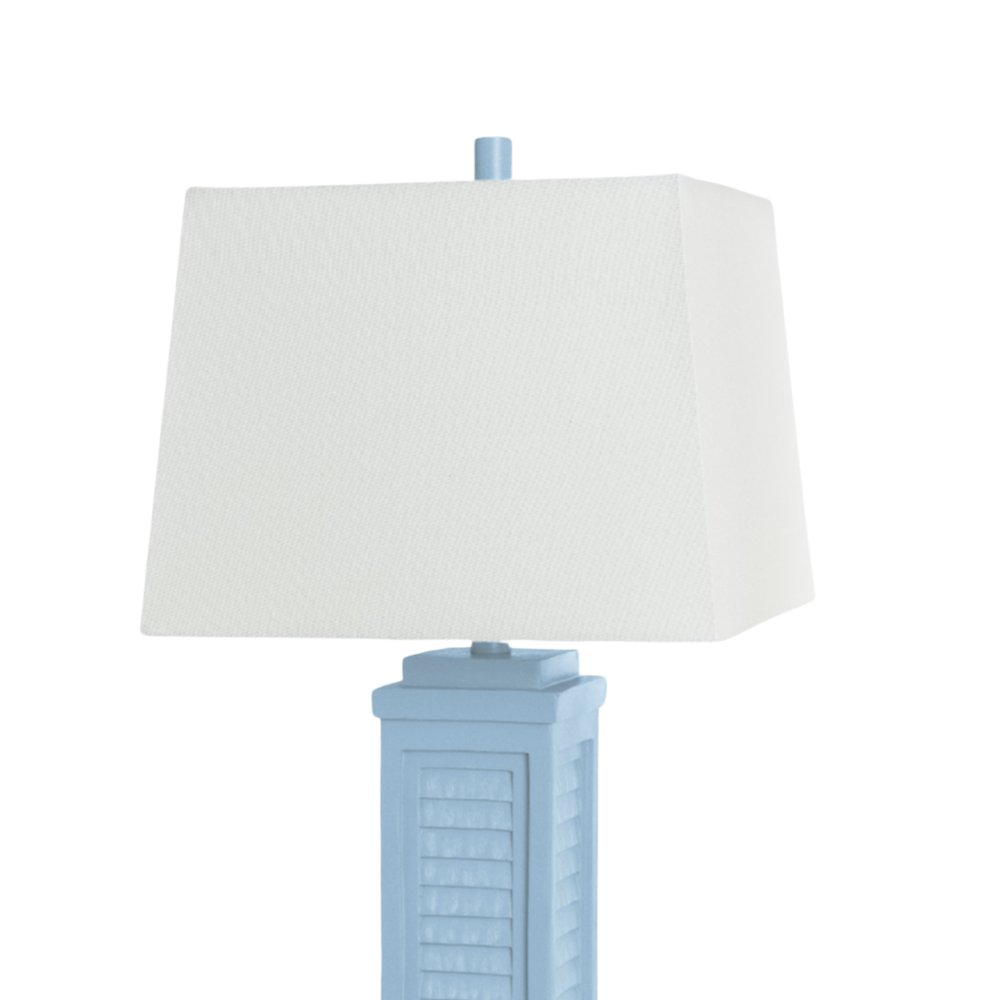 Shutter - 32" Table Lamp with USB - Set of 2 - Blue Finish. Picture 4