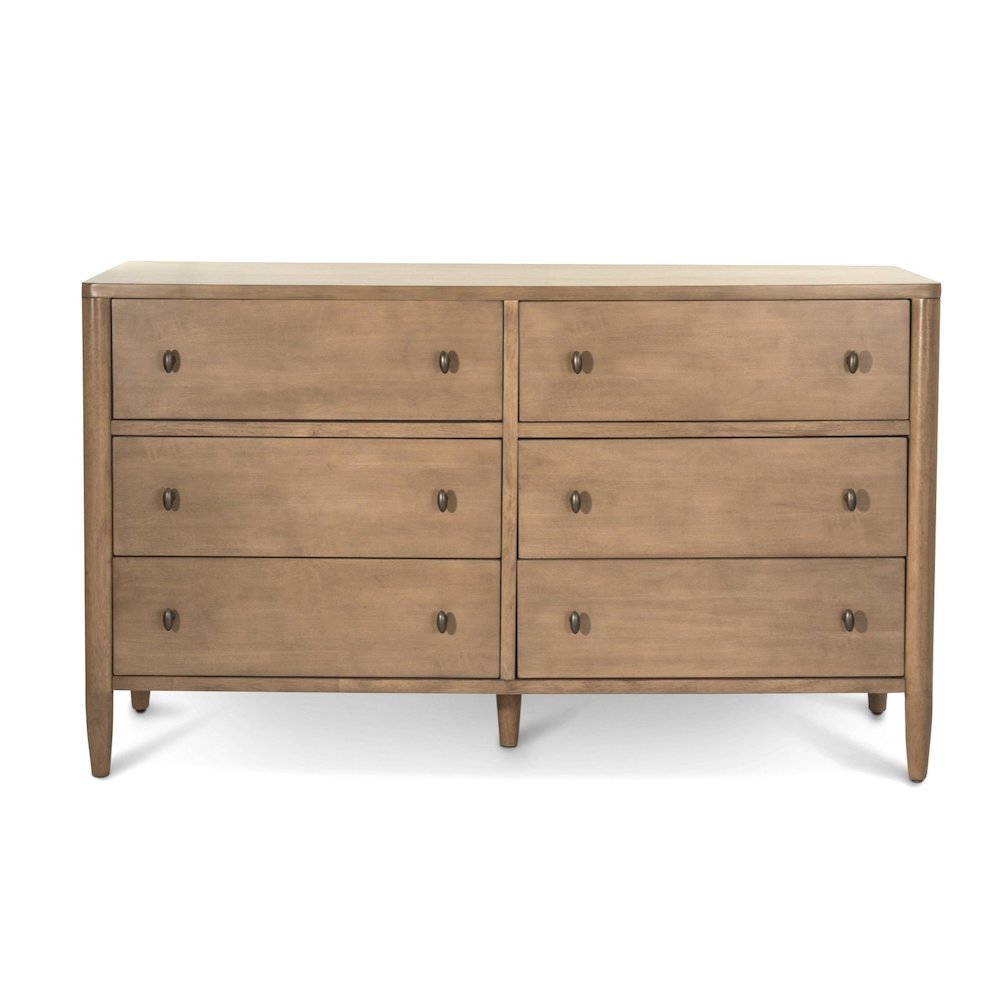Chatham - 6 Drawer Dresser - Warm Maple Finish. Picture 2