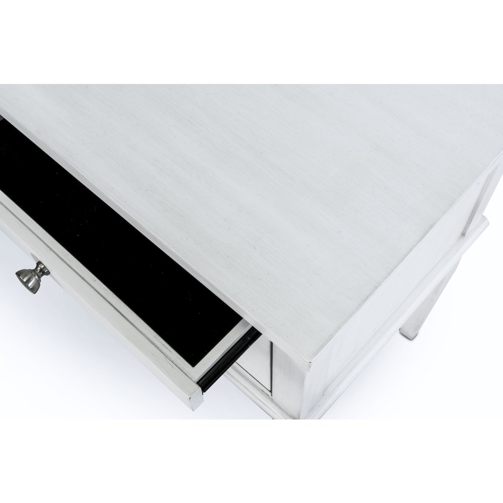 Point Breeze - 1 Drawer Nightstand with Jewelry Tray, Shelf, Power Strip, USB-A. Picture 6