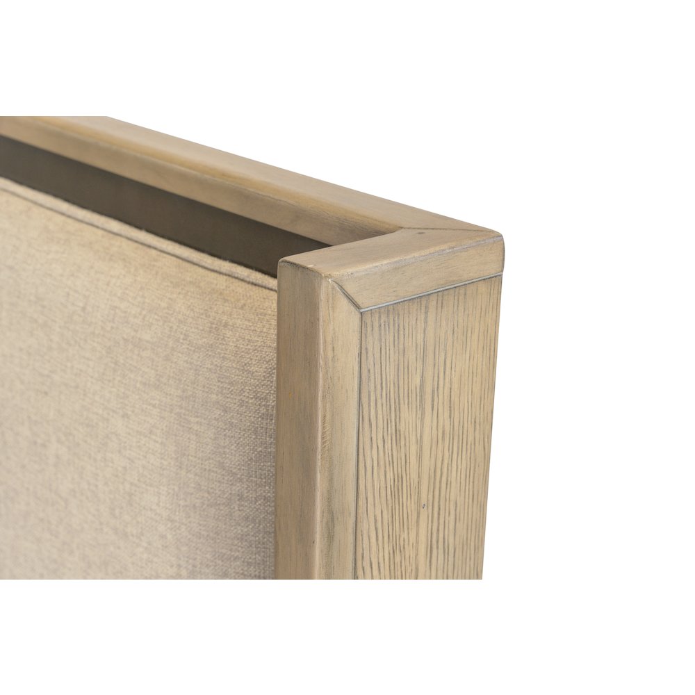 Rio Vista - Upholstered Headboard - King - Muted Earth Tones and Clay Finish. Picture 4