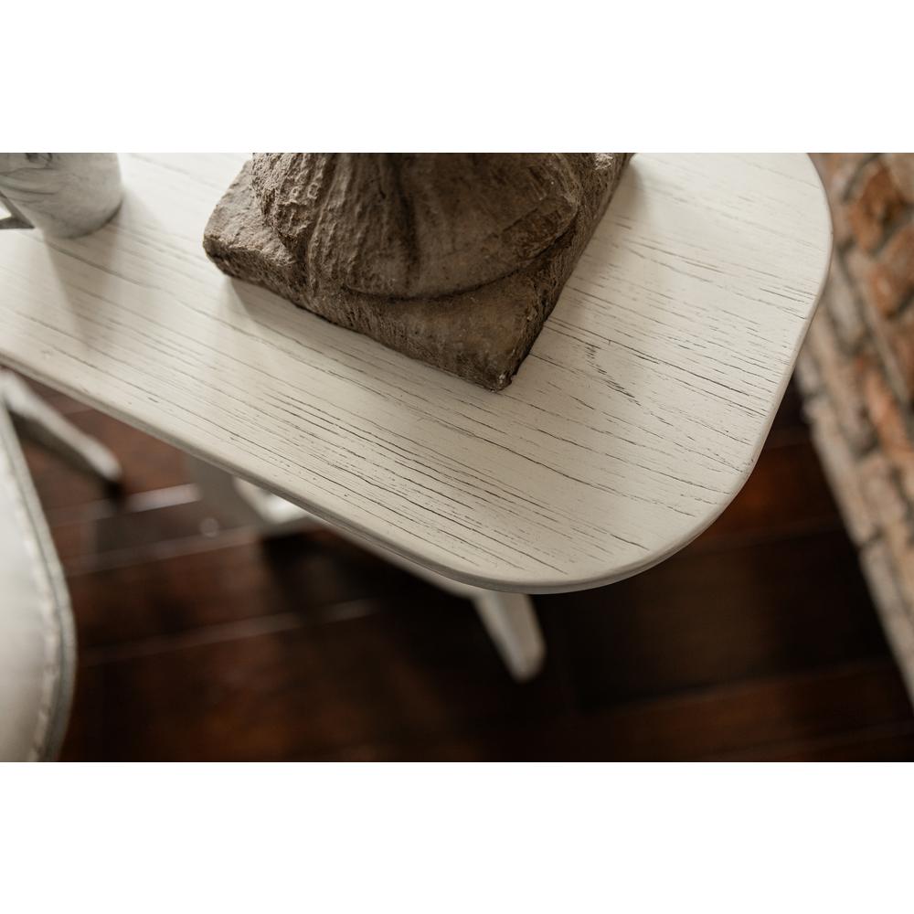 Surfside - Coffee Table - Weathered White Finish. Picture 6