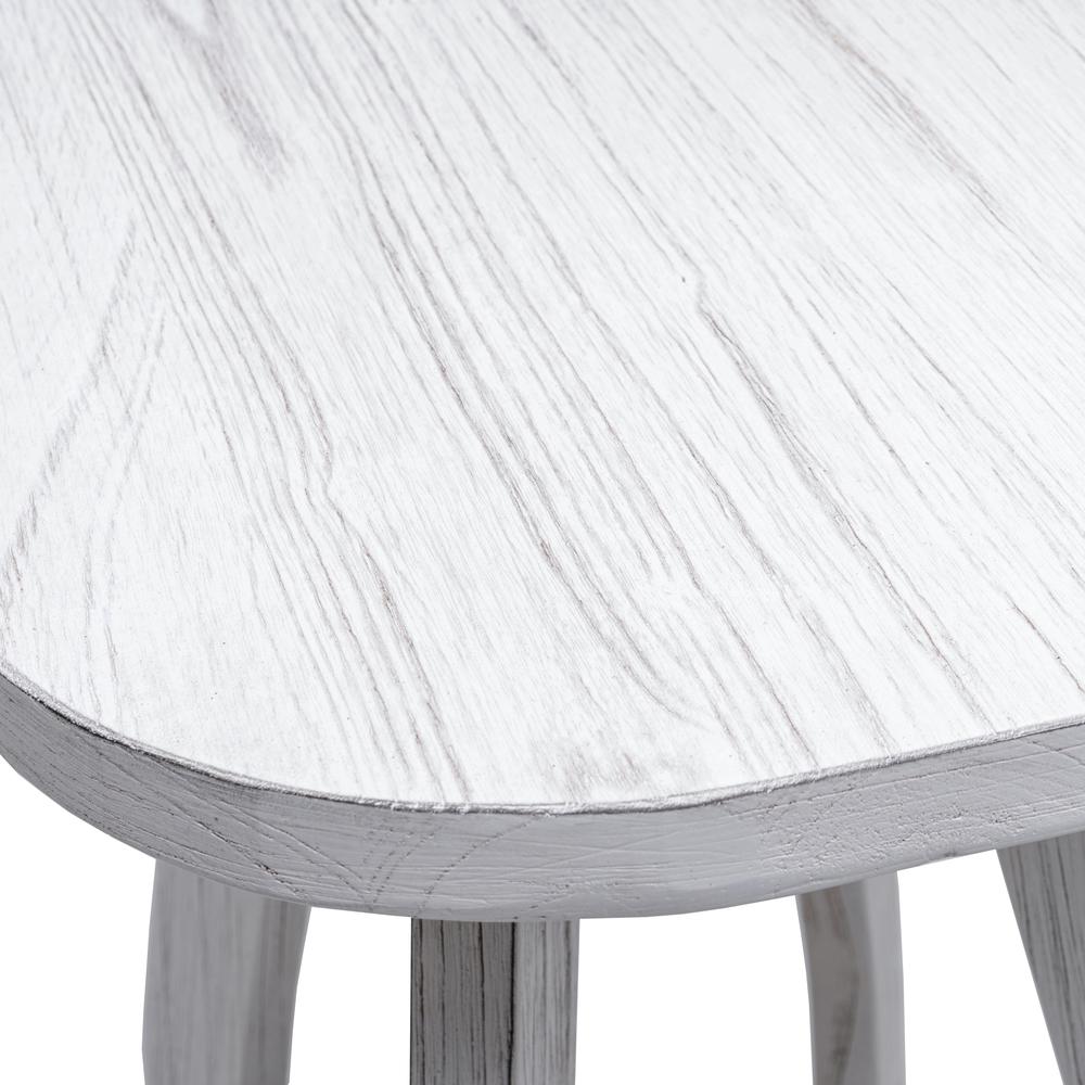 Surfside - Chairside Table - Weathered White Finish. Picture 4