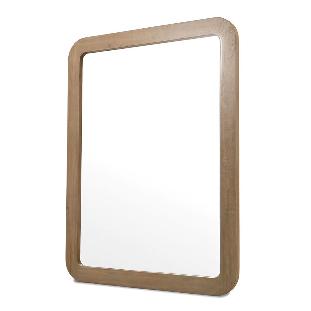 Monterey - Rectangular Wall Mirror - Sandstone Finish. Picture 1