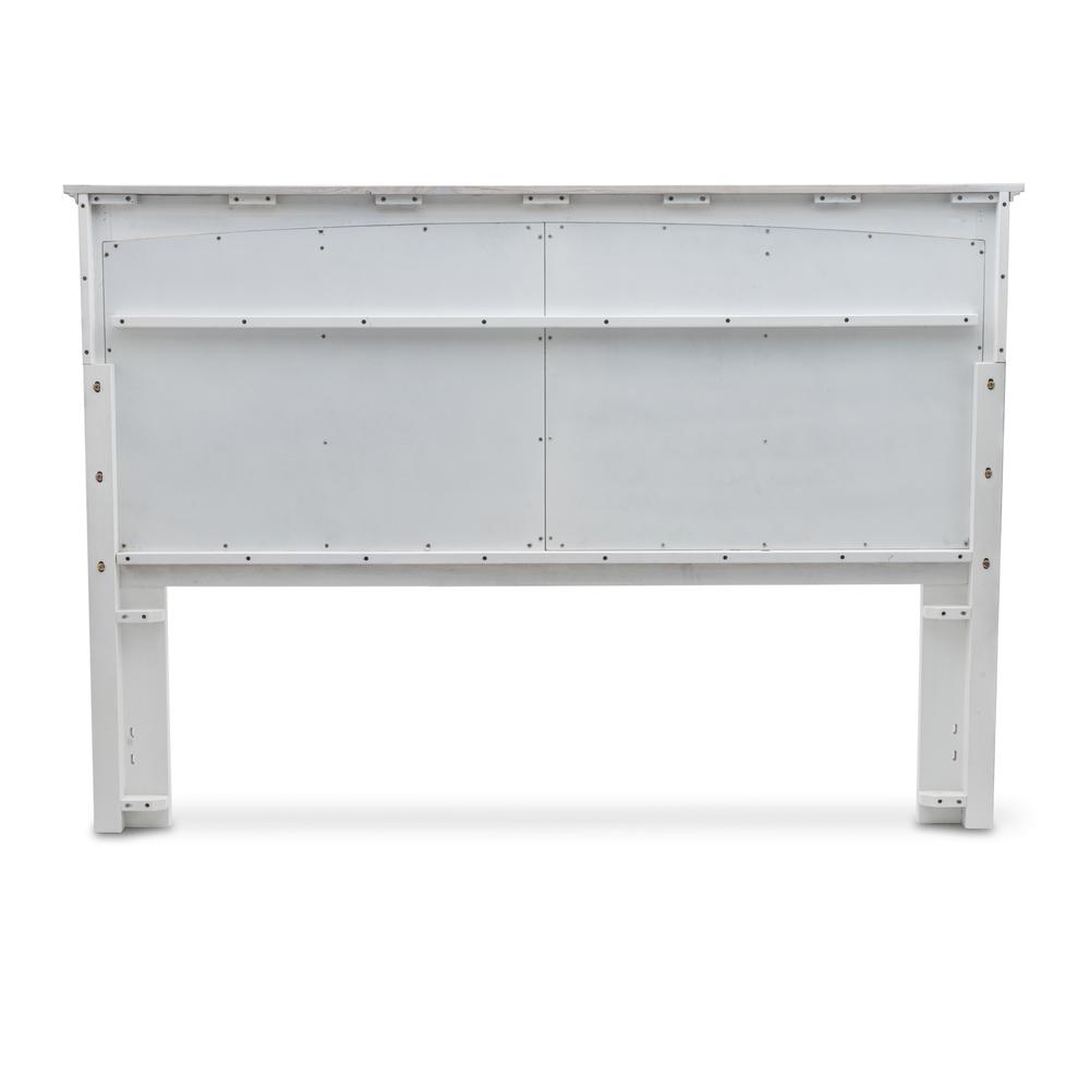 Islamorada - Headboard - King - Dapple Grey and Blanc Finish. Picture 5