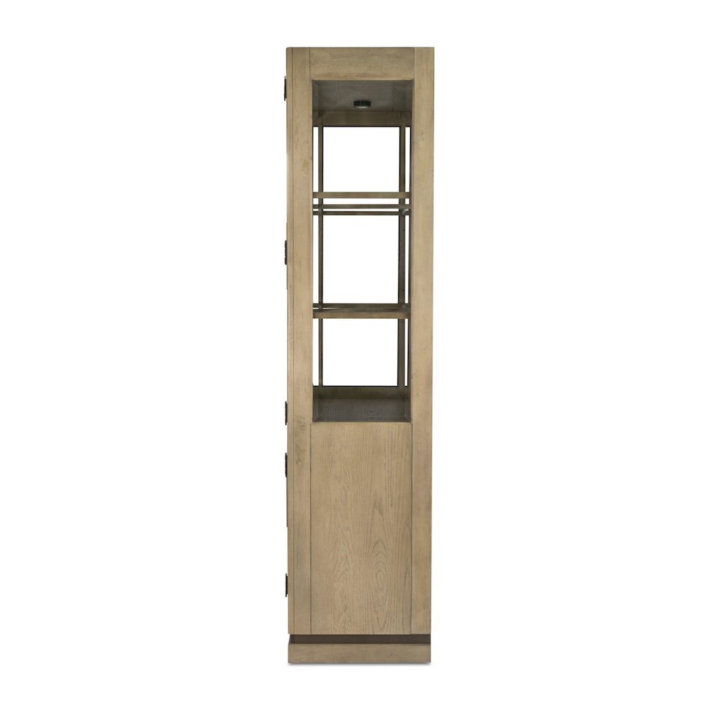 Rio Vista - Bunching Curio with Reversible Panels and Touch Lighting - Muted. Picture 4
