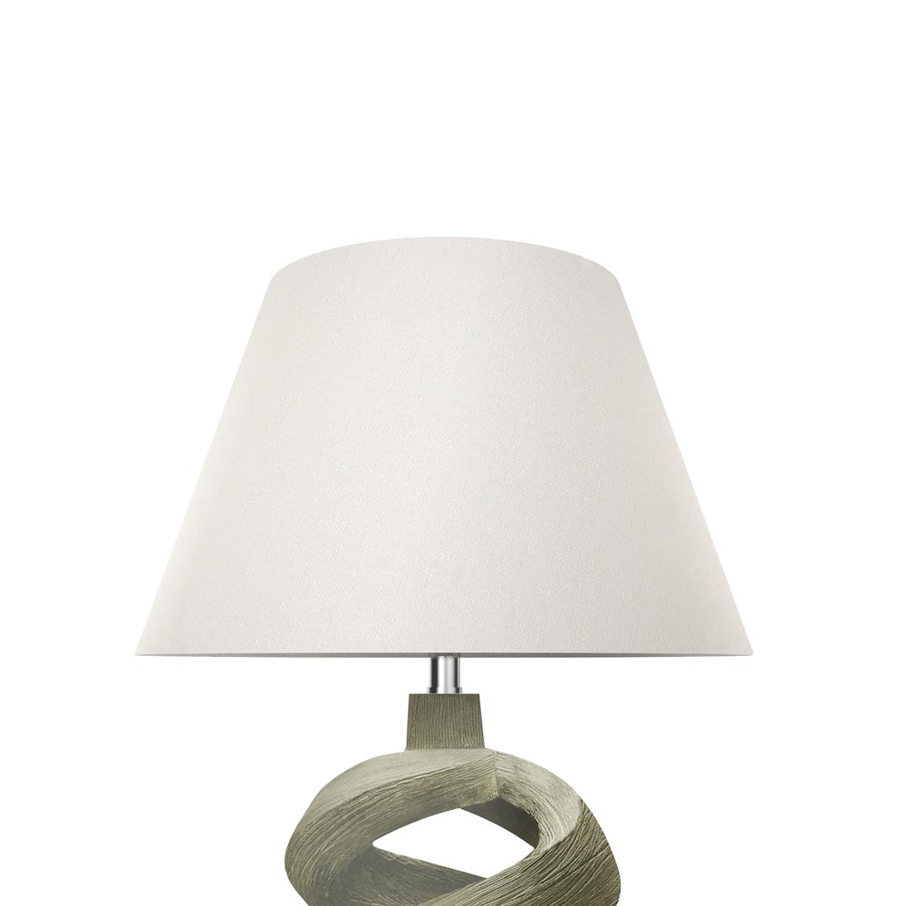 Infinity - 31" Resin Table Lamp - Grey Wash Finish. Picture 2