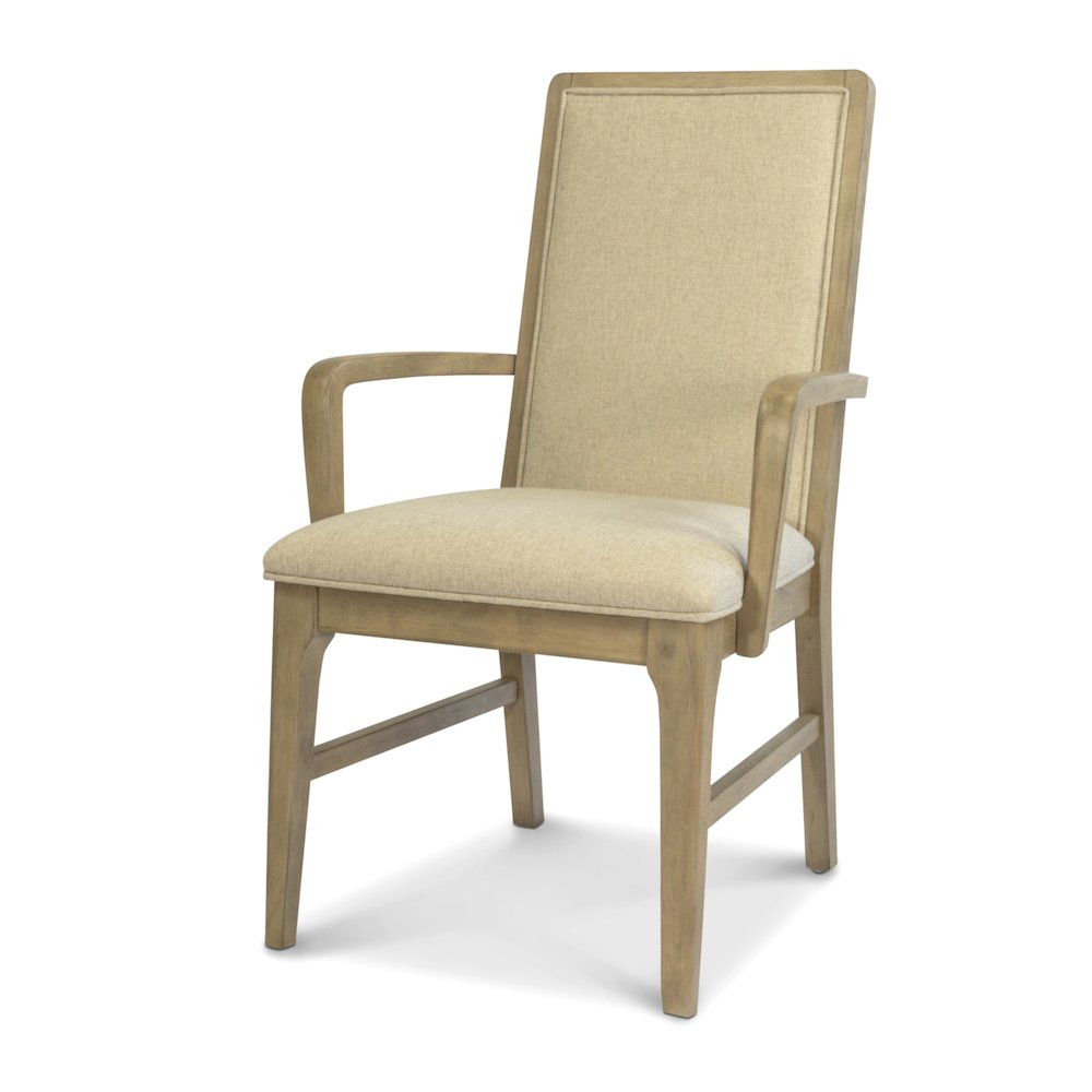 Rio Vista - Upholstered Arm Chair - Set of 2 - Muted Earth Tones and Clay. Picture 1