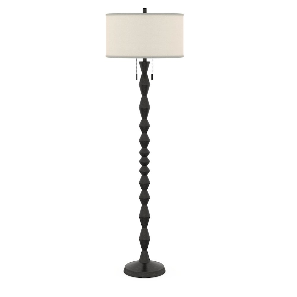Zenith - 66" Floor Lamp - Black Finish. Picture 1