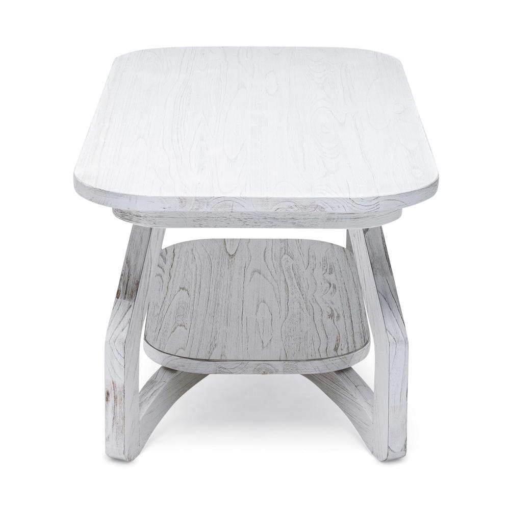 Surfside - Coffee Table - Weathered White Finish. Picture 3