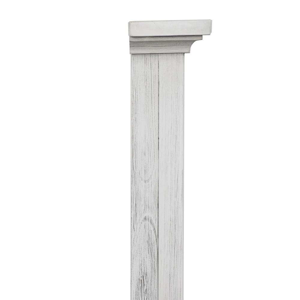 Surfside - Headboard - Queen - Weathered White Finish. Picture 12