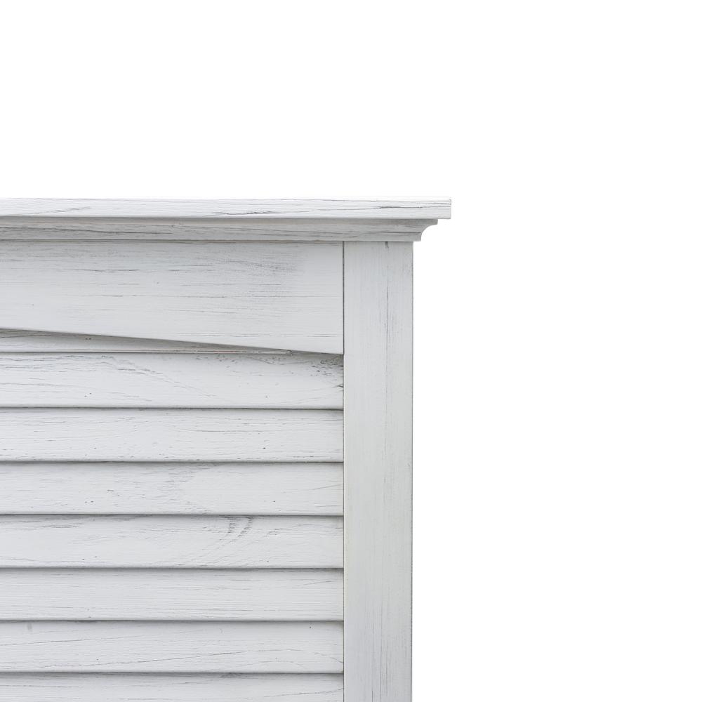 Surfside - Headboard - King - Weathered White Finish. Picture 4