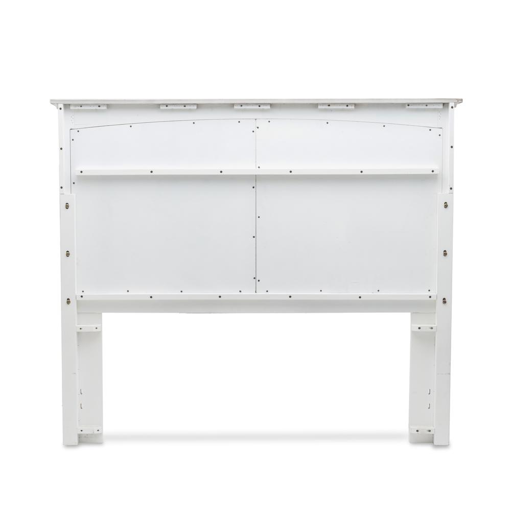 Islamorada - Headboard - Queen - Dapple Grey and Blanc Finish. Picture 5