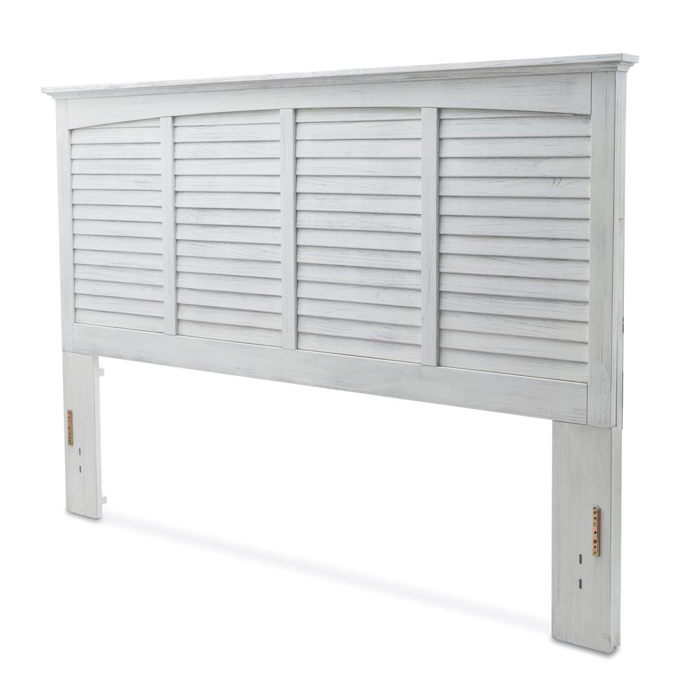 Surfside - Headboard - King - Weathered White Finish. Picture 5