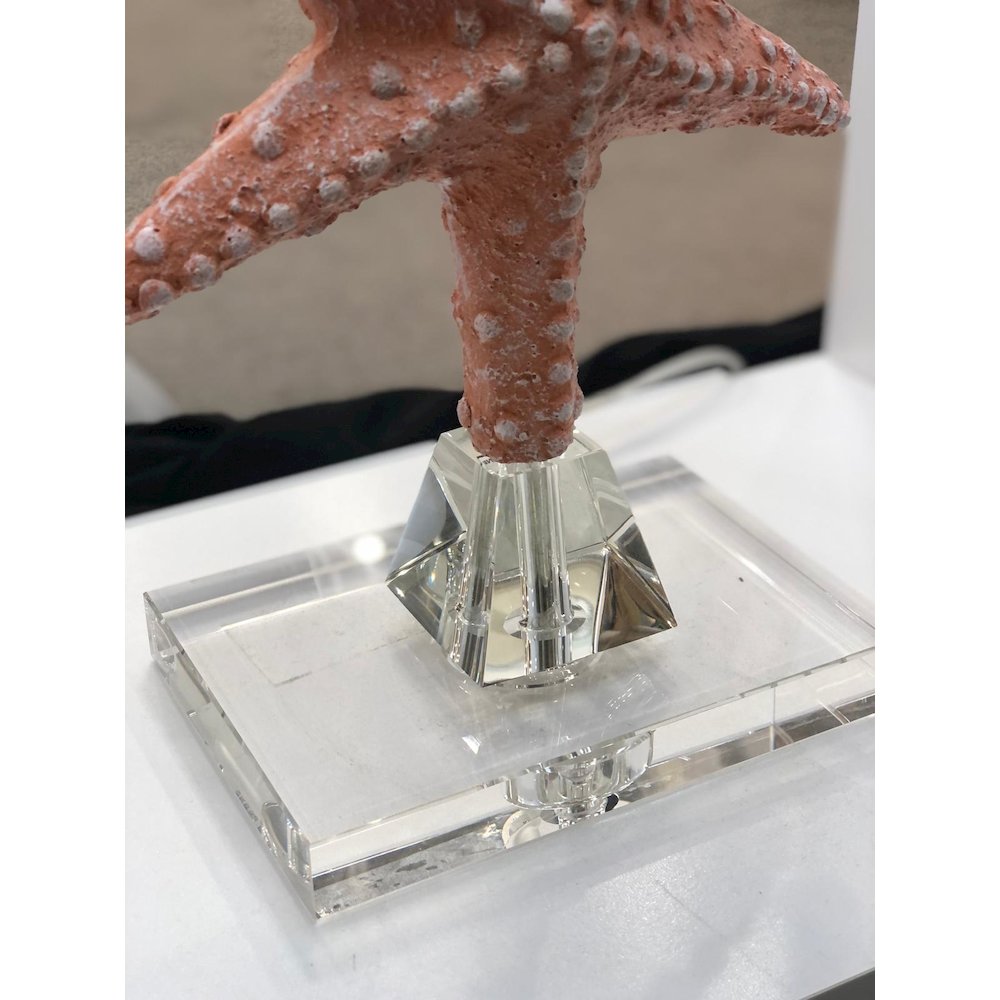 Patrick - 28" Starfish with Crystal Base - Set of 2 - Natural Finish. Picture 4