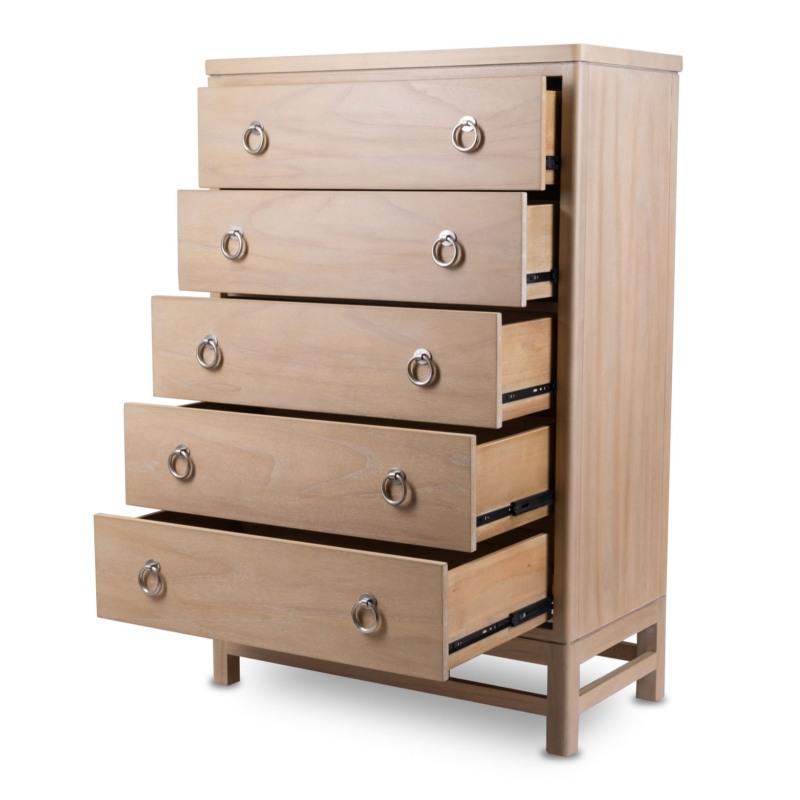 Monterey - 5 Drawer Chest - Sandstone Finish. Picture 6