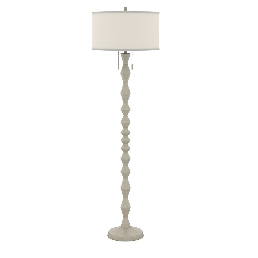 Zenith - 66" Floor Lamp - White Finish. Picture 1