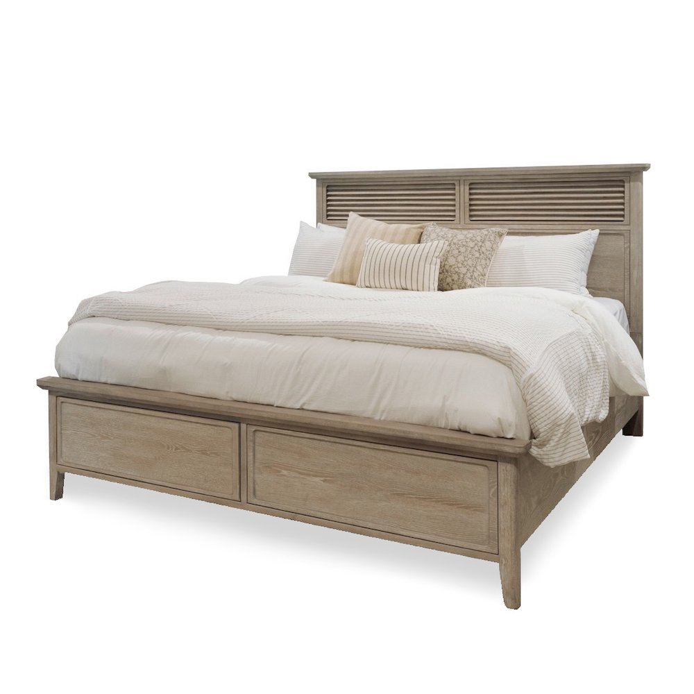 Cape May - Bed - King - Glazed Driftwood Finish. Picture 1