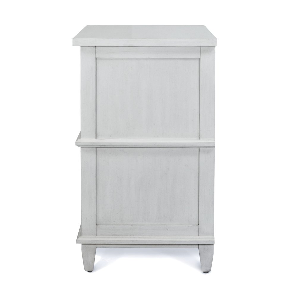 Point Breeze - 2 Drawer Nightstand with Power Strip, USB-A and USB-C Port. Picture 4