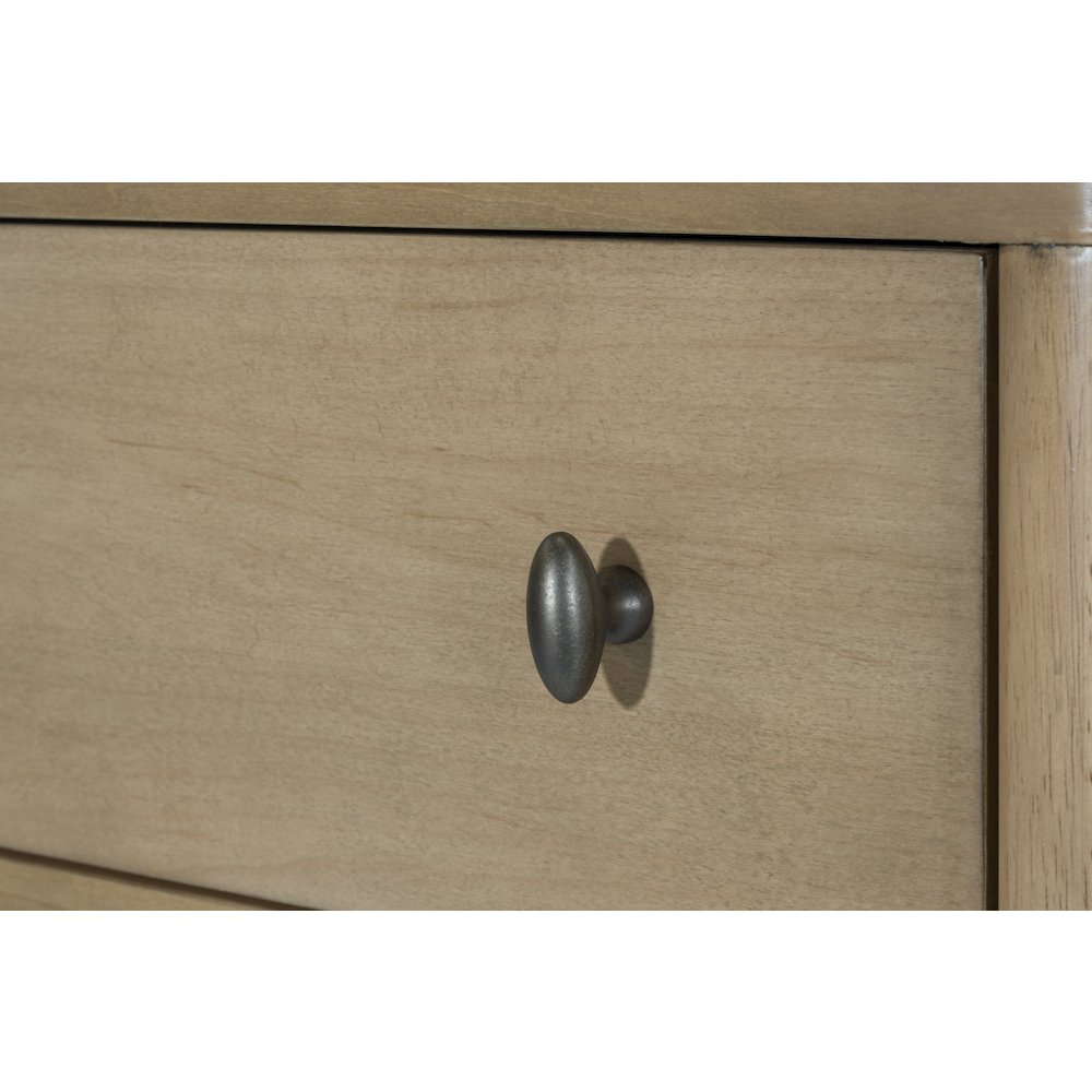 Chatham - 1 Drawer Nightstand with USB-A and USB-C Port - Warm Maple Finish. Picture 6