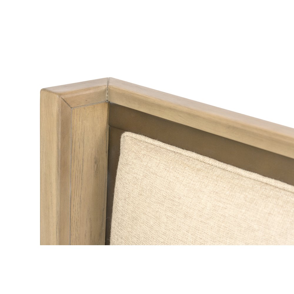 Rio Vista - Upholstered Headboard - King - Muted Earth Tones and Clay Finish. Picture 5